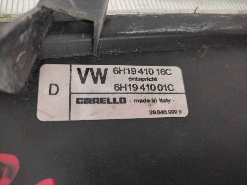 Faro Derecho 6h1941016c 6h1941001c Carello - Seat Arosa (6h1) Select 5