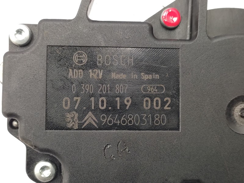 Motor Limpia Trasero 9646803180 0390201807 6405s2 - Citroën C4 Berlina Lx 3
