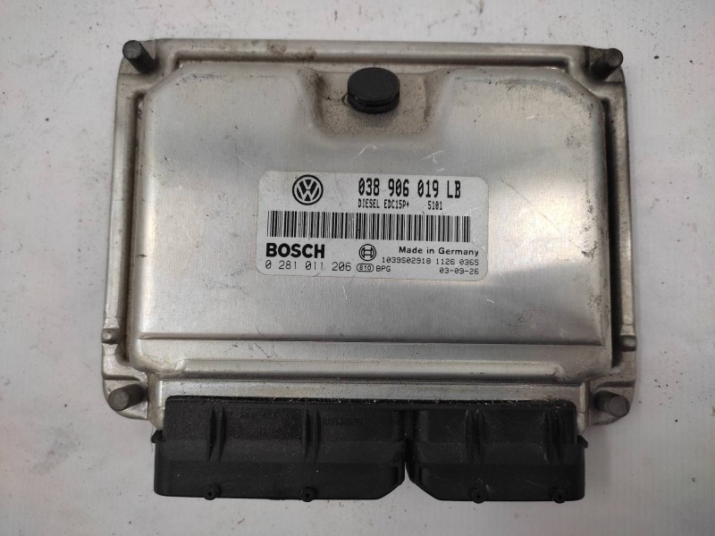 Recambio de centralita motor uce para volkswagen polo (9n1) trendline referencia OEM IAM 038906019LB EDC15P+, 5101, 0281011206, 