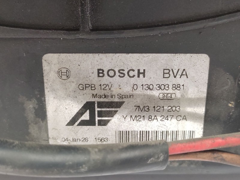 Electroventilador 7m3121203 Ym218a247ca 0130303881 - Seat Alhambra (7v8, 7v9) 1.9 Tdi 4