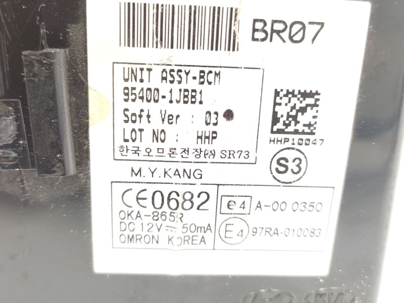 Modulo Electronico 954001jbb1  - Hyundai I20 1.2 16v Cat 3