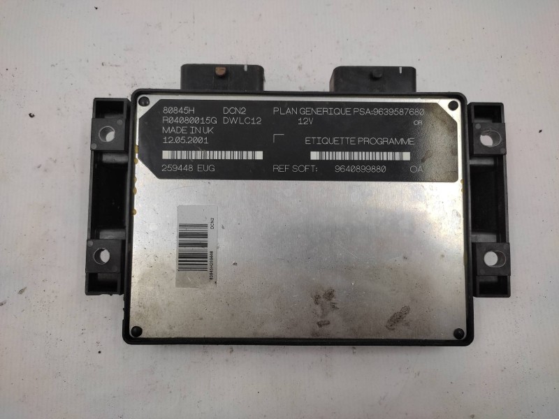 Centralita Motor Uce 9640899880 R04080015g - Peugeot 206 Berlina Xr 3