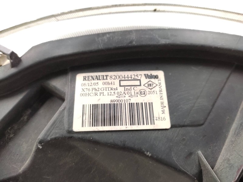 Faro Izquierdo 8200444257 89900107 Valeo - Renault Kangoo (f/kc0) 1.2 5