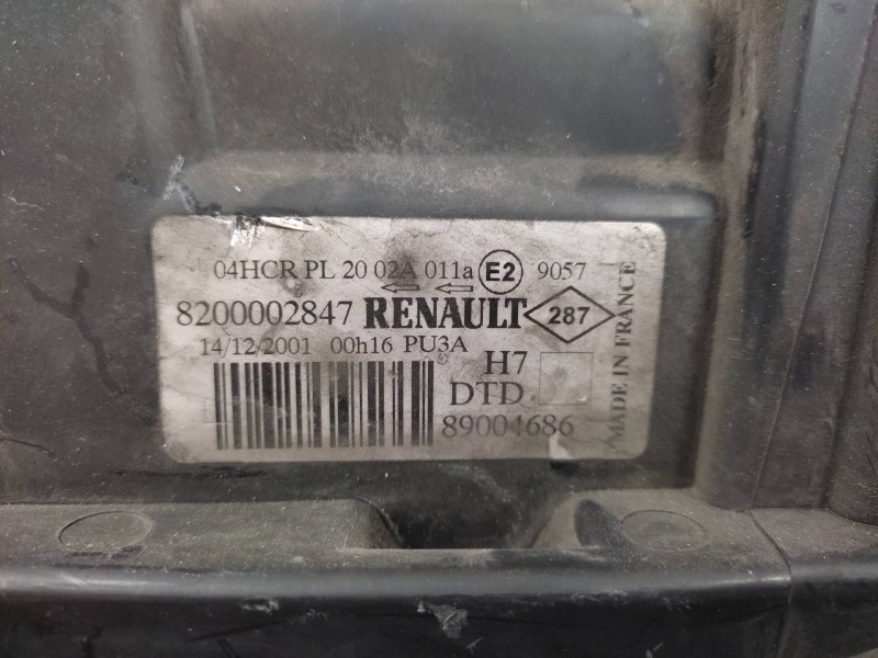 Faro Derecho 8200002847 89004686  - Renault Laguna Ii (bg0) 1.6 3