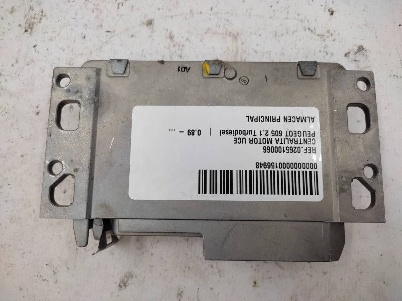 Centralita Motor Uce 0265100066  - Peugeot 605 2.1 Turbodiesel 2