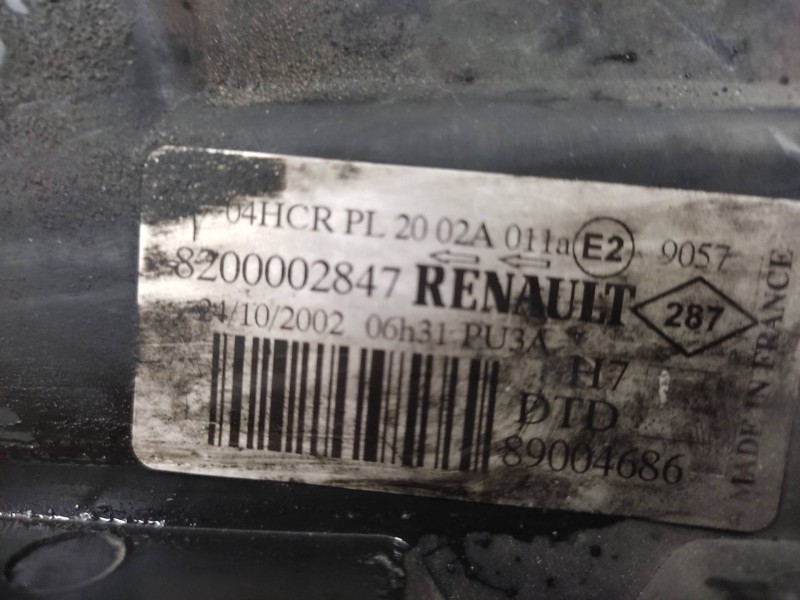 Faro Derecho 8200002847 89004686  - Renault Laguna Ii (bg0) 1.6 5