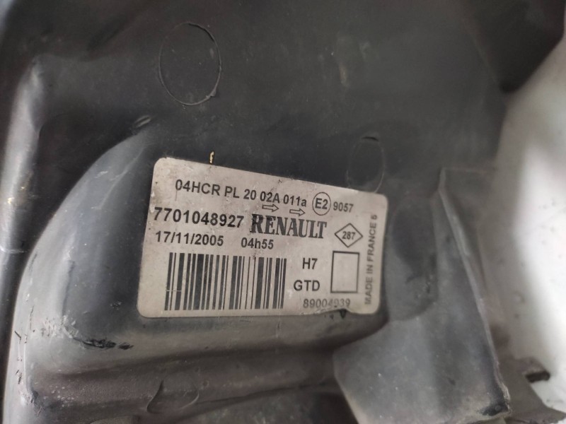 Faro Izquierdo 7701048927 89004939  - Renault Laguna Ii (bg0) 1.6 6