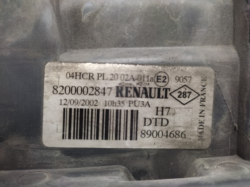 Faro Derecho 8200002847 7701048931  - Renault Laguna Ii (bg0) 1.9 Dci Diesel 6