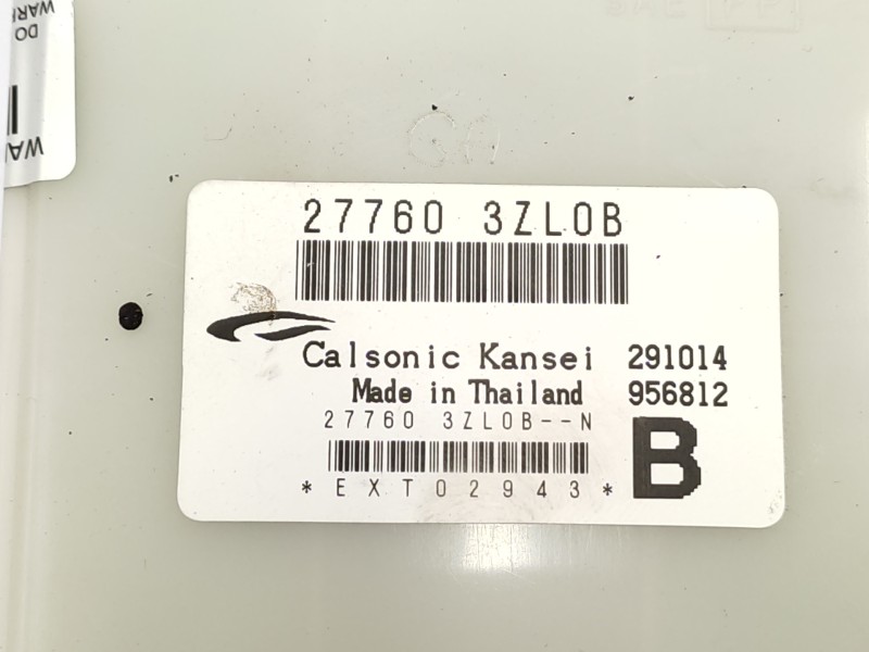 Modulo Electronico 277603zl0b  - Nissan Pulsar (c13) 1.5 Turbodiesel Cat 3