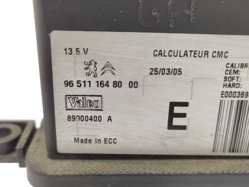 Modulo Electronico 9651116480 6224k8  - Citroën C4 Coupé (la_) 1.6 Hdi 3