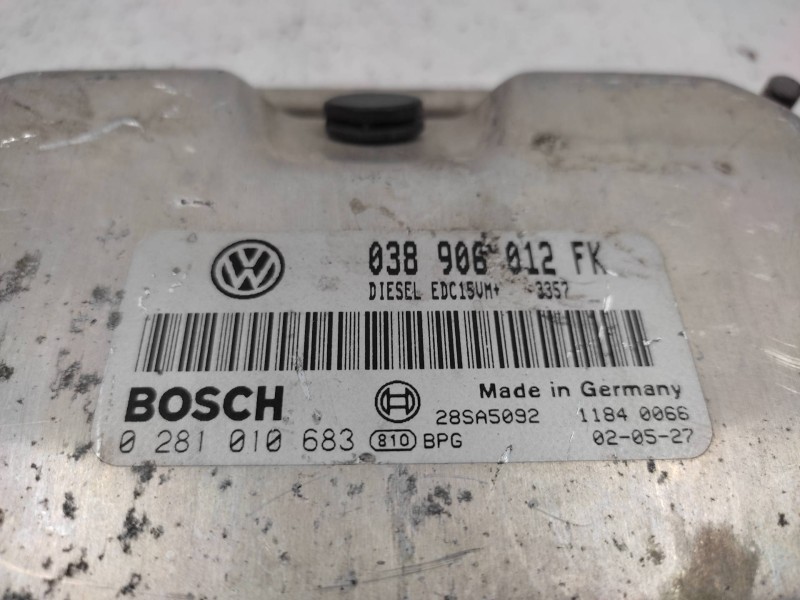 Centralita Motor Uce 038906012fk 0281010683 - Seat Leon (1m1) 1.9 Tdi 4