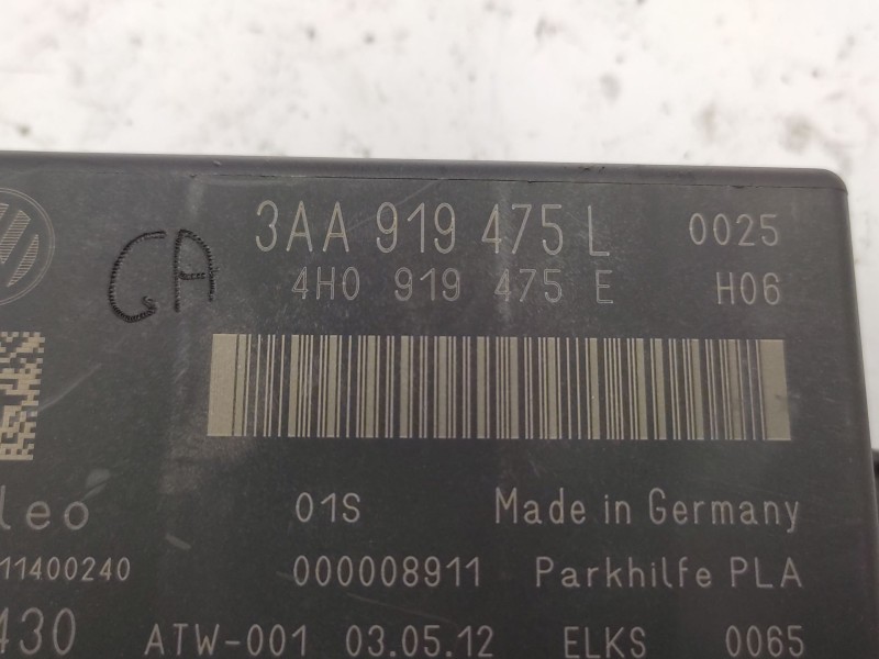 Modulo Electronico 3aa919475l 4h0919475e  - Volkswagen Touran (1t3) 2.0 Tdi 3