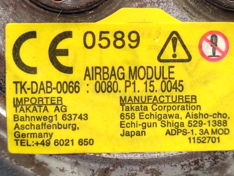 Airbag Delantero Izquierdo Gj6a57k00e02  - Mazda 6 Berlina (gg) 2.0 Diesel Cat 7