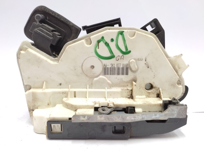 Recambio de cerradura puerta delantera derecha para volkswagen golf vi (5k1) 1.6 tdi referencia OEM IAM 5K1837016B  