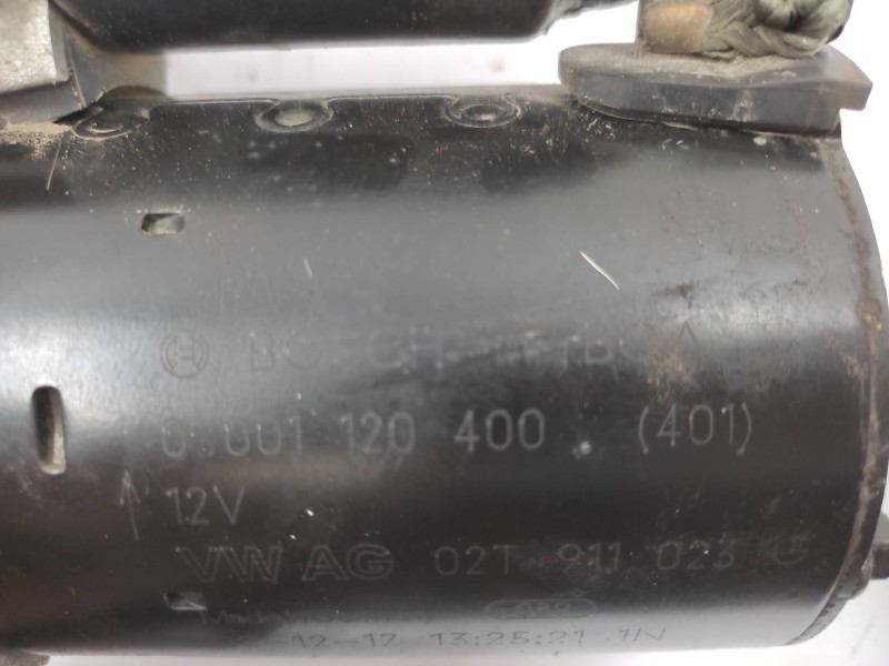Motor Arranque 02t911023g 0001120400 Bosch - Volkswagen Polo (9n1) 1.4 16v 4