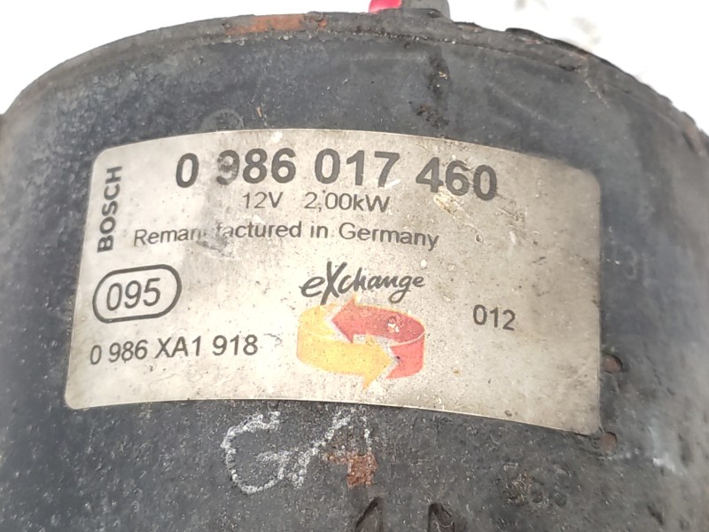 Motor Arranque 0986017460  - Seat Ibiza (6k) 1.9 Tdi 5
