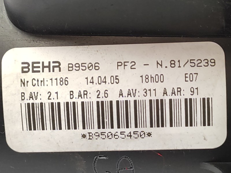 Motor Calefaccion 6441s6  - Peugeot 307 Break/sw (s2) Sw 5