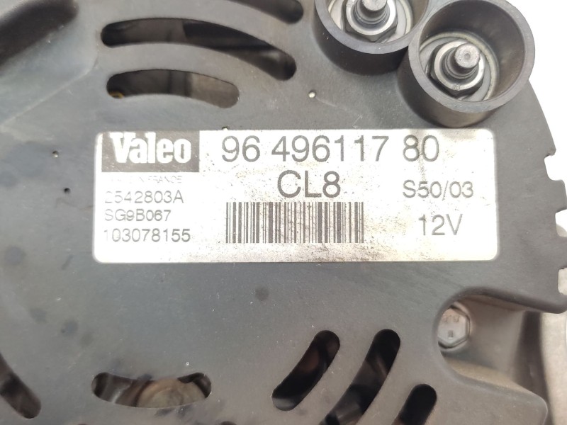 Alternador 9649611780 5705fa Sg9b067 - Peugeot 307 (3a/c) 1.6 16v 7