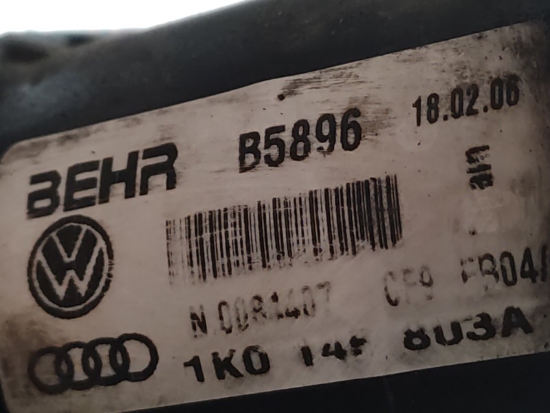 Intercooler 1k0145803a 1k0145803t  - Volkswagen Jetta (1k2) 2.0 Tdi 3