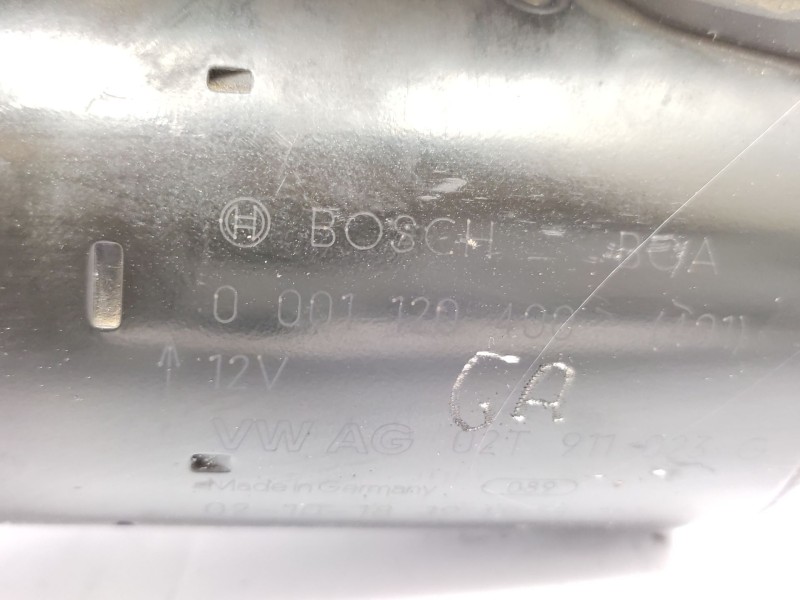 Motor Arranque 02t911023g  - Volkswagen Polo Iv (9n_, 9a_) 1.2 12v 6
