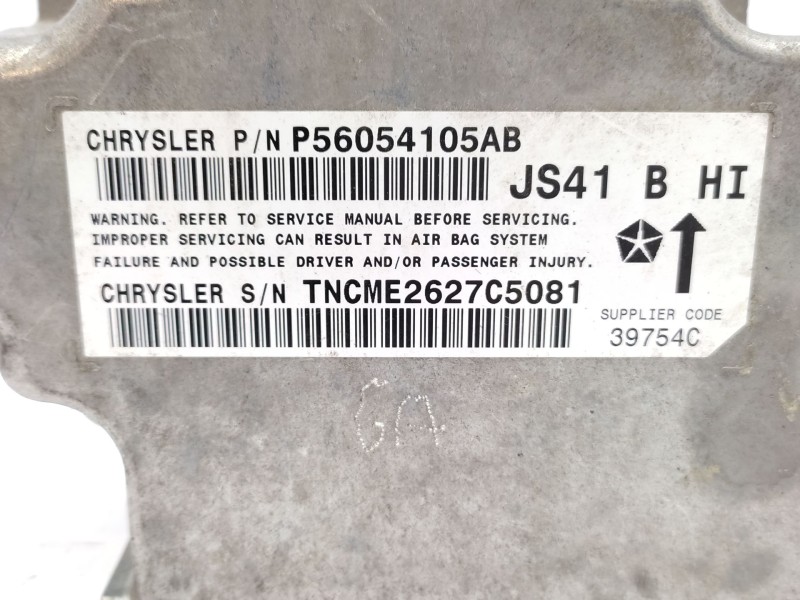 Centralita Airbag 56054105ab  - Chrysler Sebring (js) 2.0 Crd 3