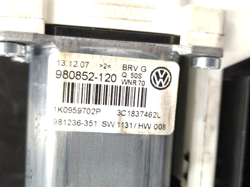 Elevalunas Delantero Derecho 3c1837756k 3c1837462l  - Volkswagen Passat Variant (3c5) 2.0 Tdi 6