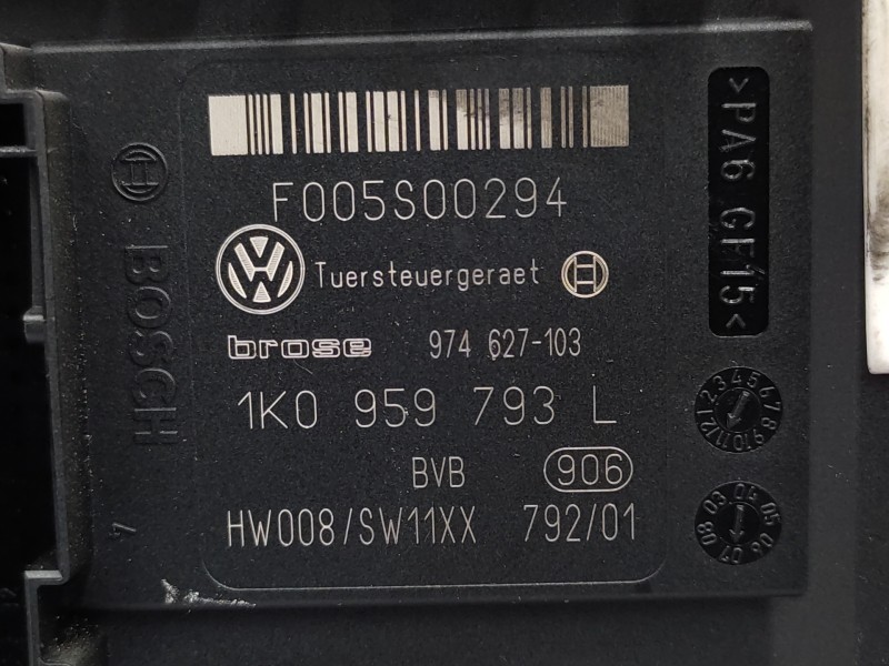 Elevalunas Delantero Izquierdo 3c1837755 3c1837461l  - Volkswagen Passat Variant (3c5) 2.0 Tdi 5