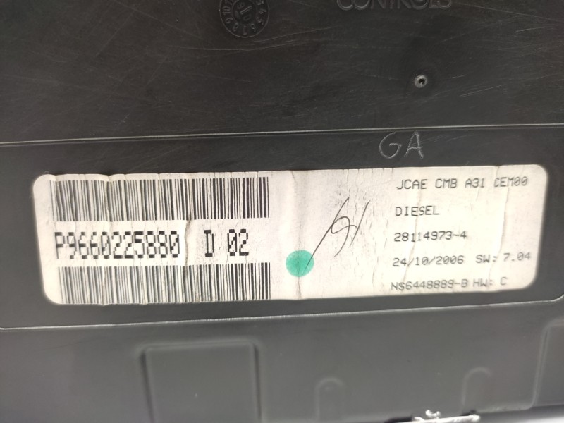 Cuadro Instrumentos 9660225880 281149734 6105wl - Citroën C2 1.4 Hdi 6