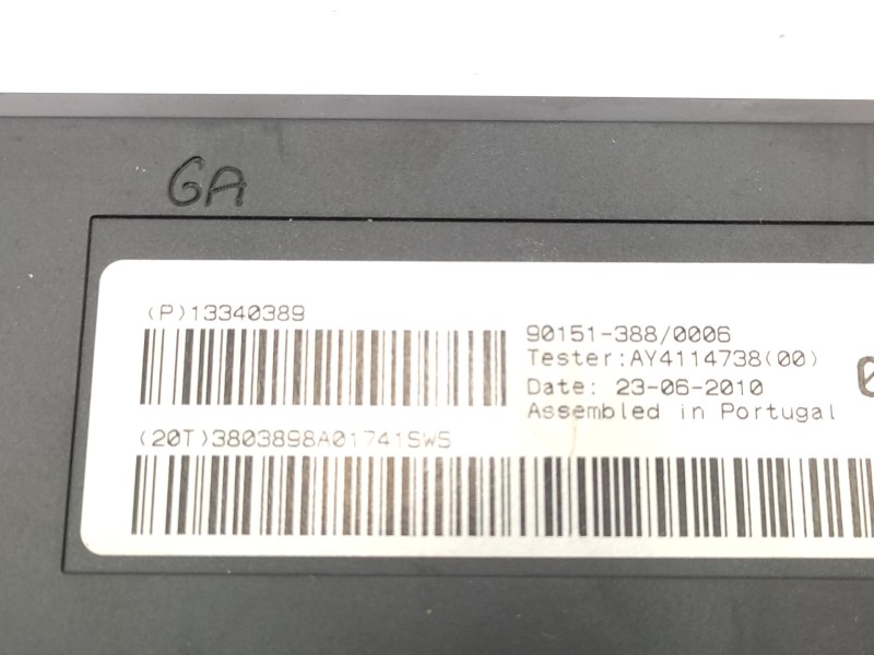 Modulo Electronico 13340389  - Opel Astra J Lim. 1.7 16v Cdti 4