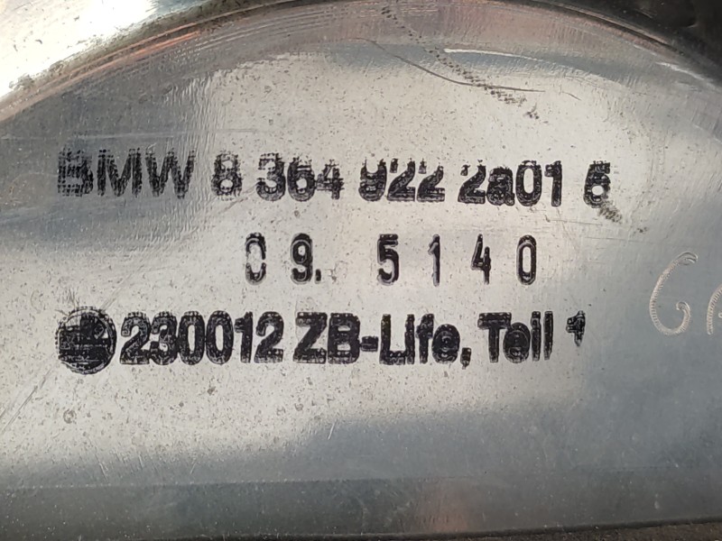 Piloto Trasero Derecho 8364922 63218364922  - Bmw Serie 3 Berlina (e46) 320i 3