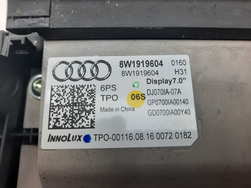 Pantalla Multifuncion 8w1919604  - Audi A4 Berlina (8w2) 2.0 16v Tdi 3
