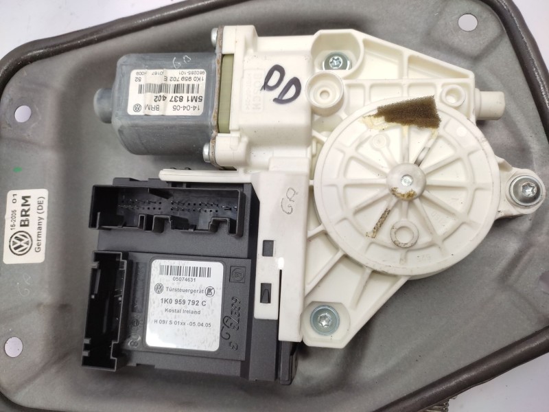 Elevalunas Delantero Derecho 5m1837402 5m0837462  - Volkswagen Golf Plus (5m1) 1.9 Tdi 2