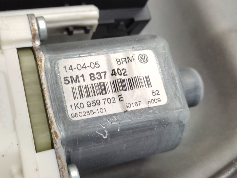 Elevalunas Delantero Derecho 5m1837402 5m0837462  - Volkswagen Golf Plus (5m1) 1.9 Tdi 4