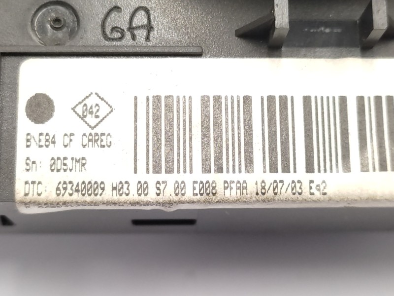 Mando Climatizador 7701208376  - Renault Megane Ii Berlina 3p 2.0 7