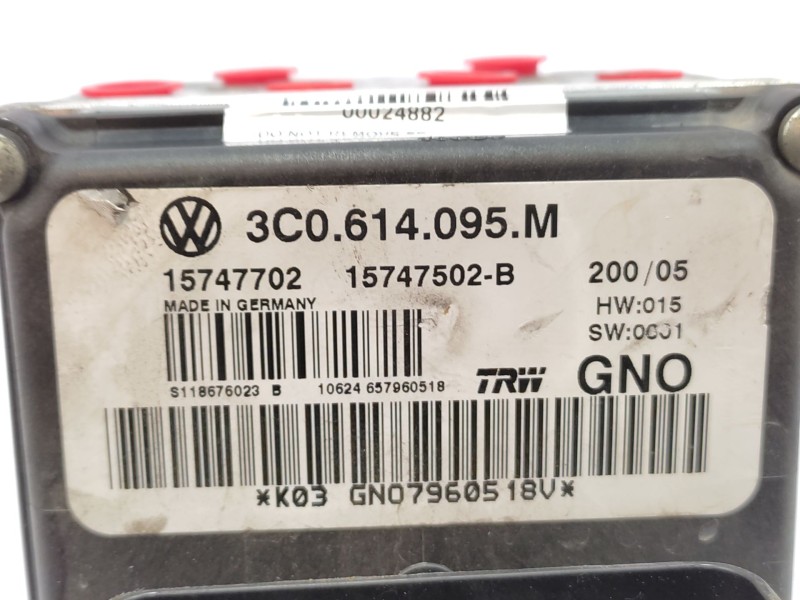 Abs 3c0614095m 3c0614109a  - Volkswagen Passat B6 (3c2) 2.0 Tdi 16v 4motion 6
