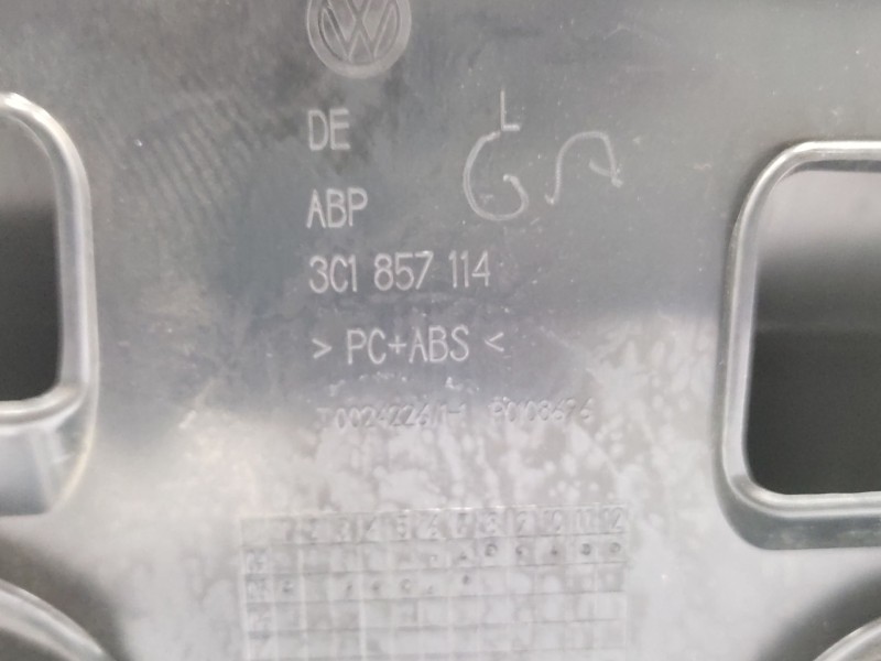 Guantera 3c1857114 3c1857101h  - Volkswagen Passat B6 (3c2) 2.0 Tdi 16v 4motion 5