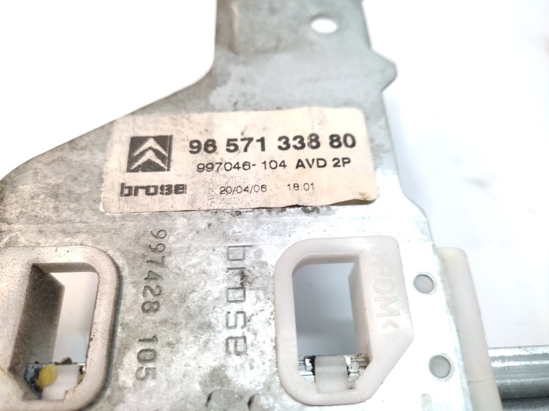 Elevalunas Delantero Derecho 9657133880 9647442180  - Citroën C4 Coupe 1.4 16v 8