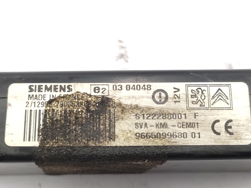 Modulo Electronico 9665099680 S122288001 659384 - Citroën C4 Grand Picasso Exclusive 3