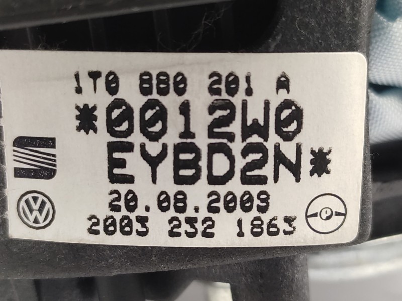 Airbag Delantero Izquierdo 1t0880201a 1t0880201e  - Volkswagen Polo (9n1) 1.4 16v 7