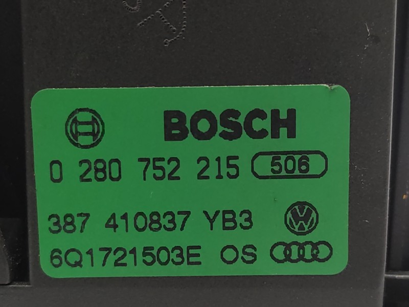 Pedal Acelerador 6q1721503e 0280752215 6q1721503f - Volkswagen Polo (9n1) 1.4 16v 4