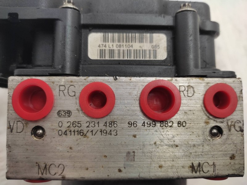 Abs 9649988280 0265231486 Bosch - Citroën C4 Berlina Sx 4