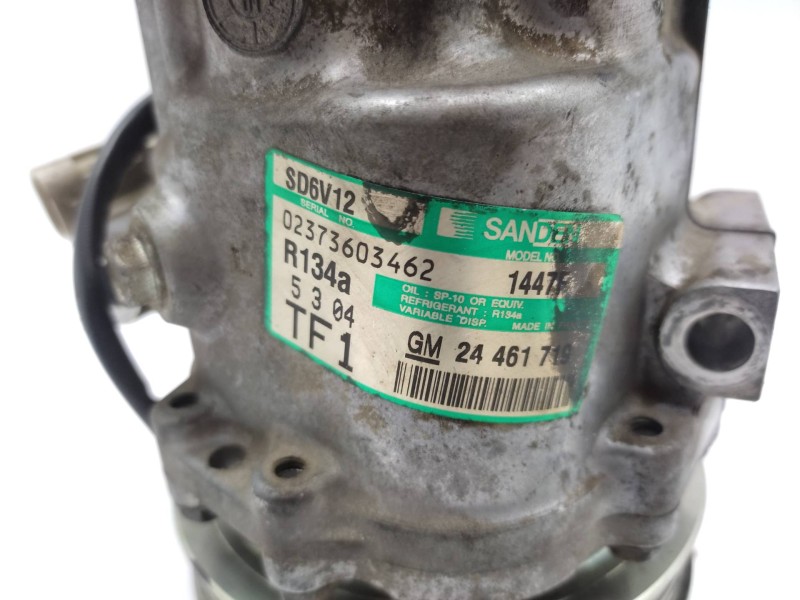 Compresor Aire Acondicionado 24461719 Sd6v121447f  - Opel Corsa C 1.2 16v Cat (z 12 Xe / Lw4) 4