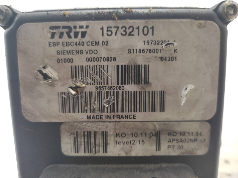 Abs 9657462080 15732201  - Peugeot 407 Sw Sport 7