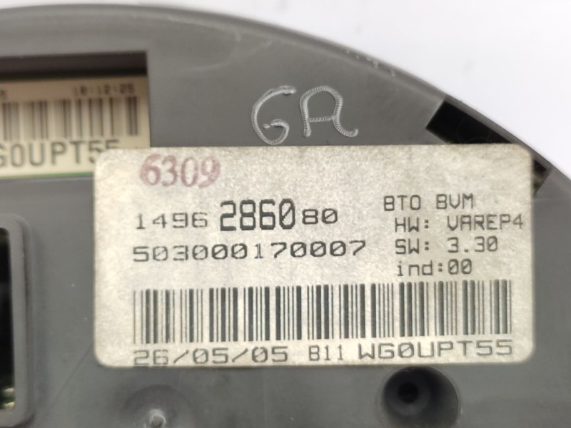 Cuadro Instrumentos 1496286080 610578  - Citroën C8 (ea_, Eb_) 2.2 Hdi 6