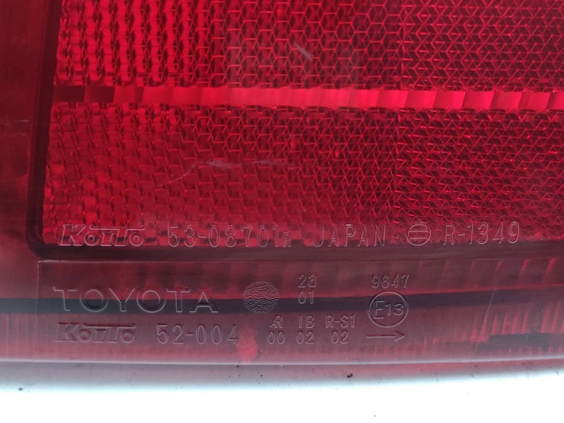 Piloto Trasero Derecho 815500d010  - Toyota Yaris (ncp1/nlp1/scp1) 1.3 Sol 2