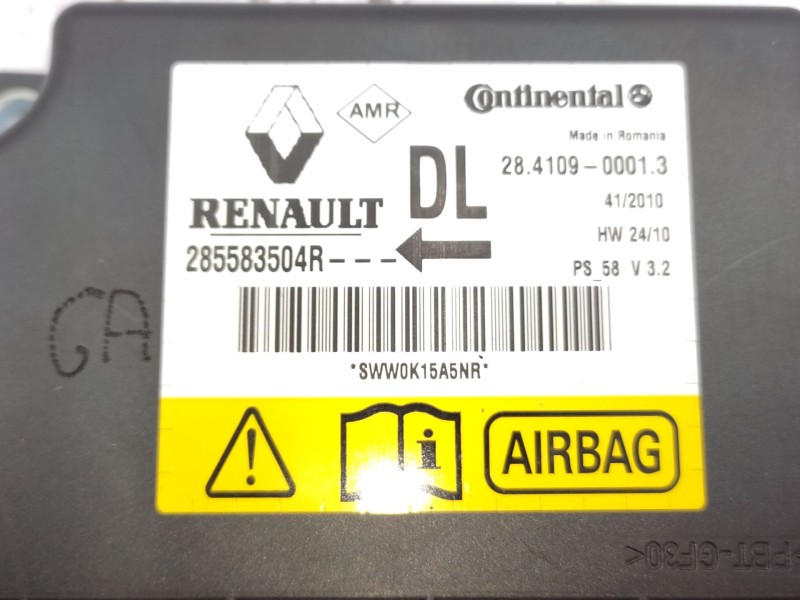 Centralita Airbag 285583504r  - Renault Latitude (l70_) 2.0 Dci 175 (l70y) 4
