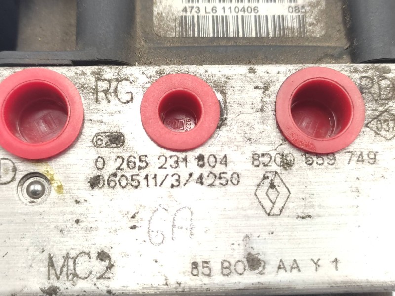 Recambio de abs para renault clio iii 1.5 dci diesel referencia OEM IAM 8200559749 0265231804 7701063912