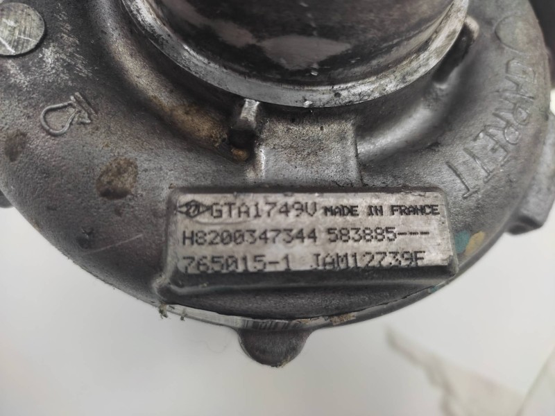 Turbocompresor H8200347344 583885 7650151 Jam12739f Garrett - Renault Laguna Iii Dynamique 4