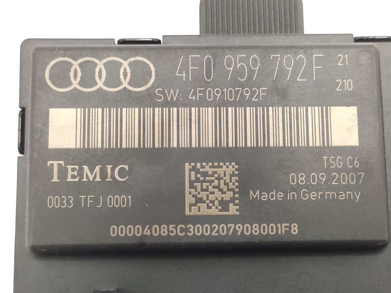 Modulo Confort 4f0959792f 4f0959792e  - Audi A6 Berlina (4f2) 2.0 Tdi 4