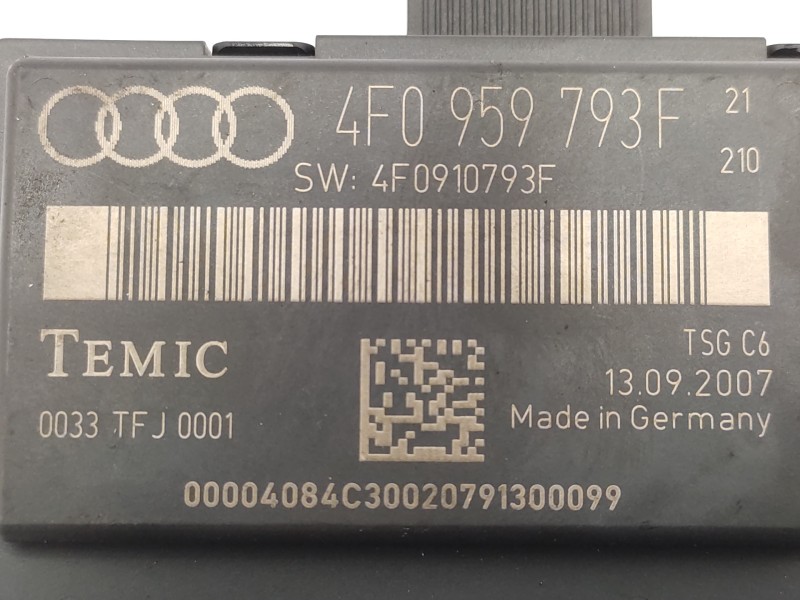 Modulo Confort 4f0959793f 4f0959793e  - Audi A6 Berlina (4f2) 2.0 Tdi 4